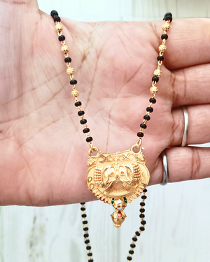Gold Plated Short Mangalsutra