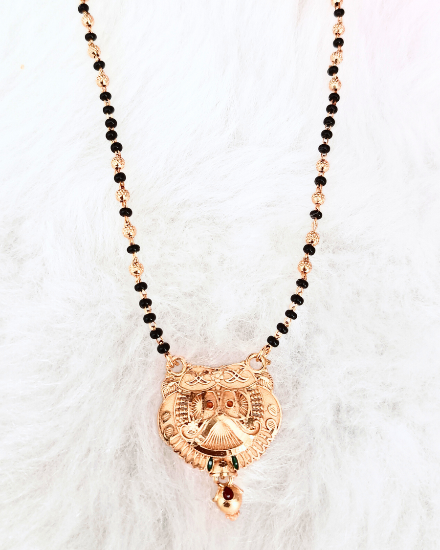 Gold Plated Short Mangalsutra
