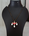 Pink Chand kundan Short Mangalsutra