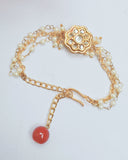 Kundan Bracelet Or Bhabhi Rakhi