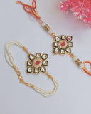 Kundan Couple Rakhi