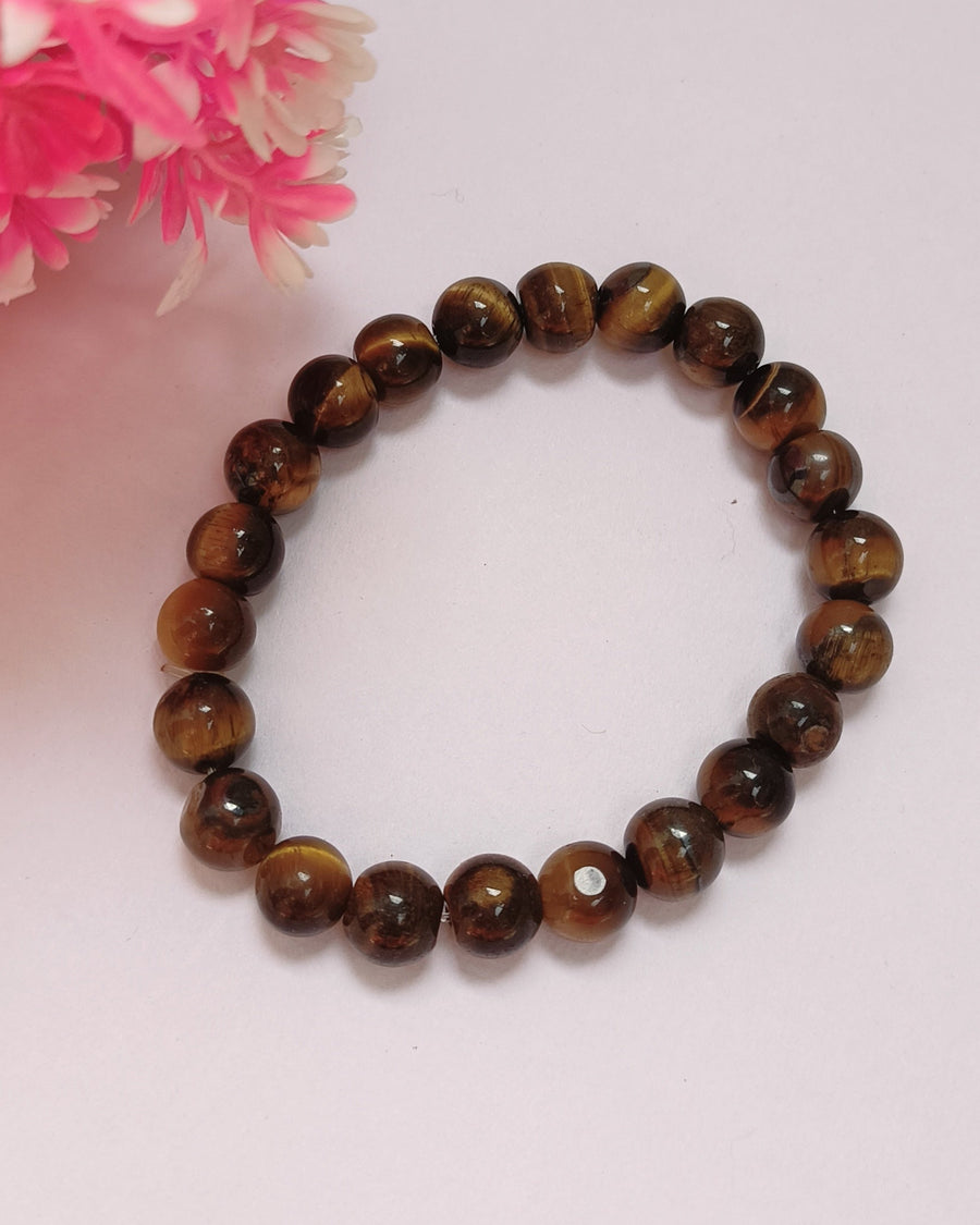 Tiger Eye Stretchable Bracelet For Men/Women