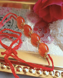 Oval Beads Rakhi