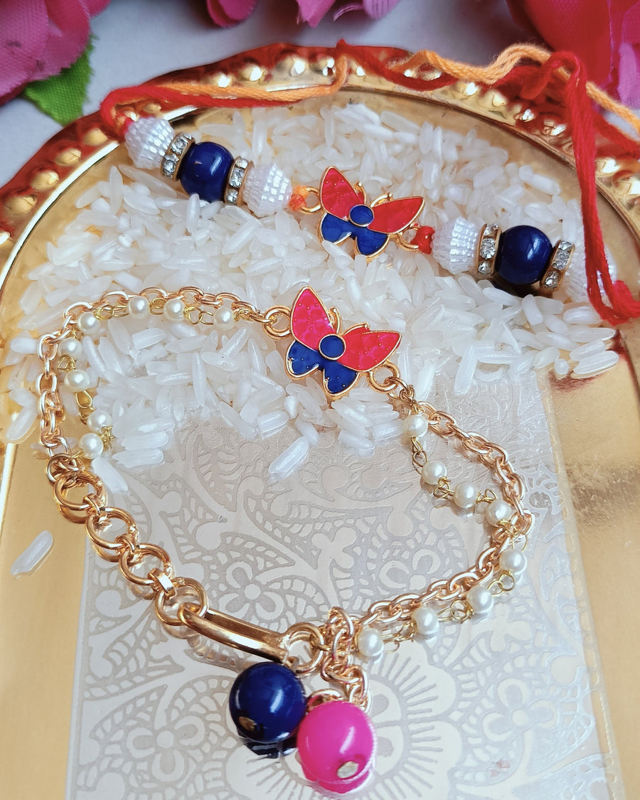 Butterfly Couple Rakhi
