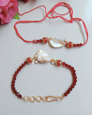 Couple Rakhi With MOP