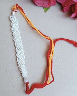 Sead Bead Rakhi For Bhai Or Bhabhi