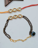 Kundan Couple Rakhi