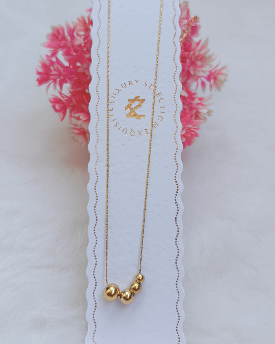 Anti Turnish Ball Pendant Chain
