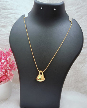 Anti Turnish Heart Pendant Chain