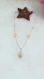 Crystal Mala With Daimond Pendant