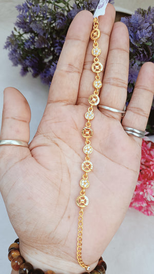 Micro Gold Plated Daimond Bracelet