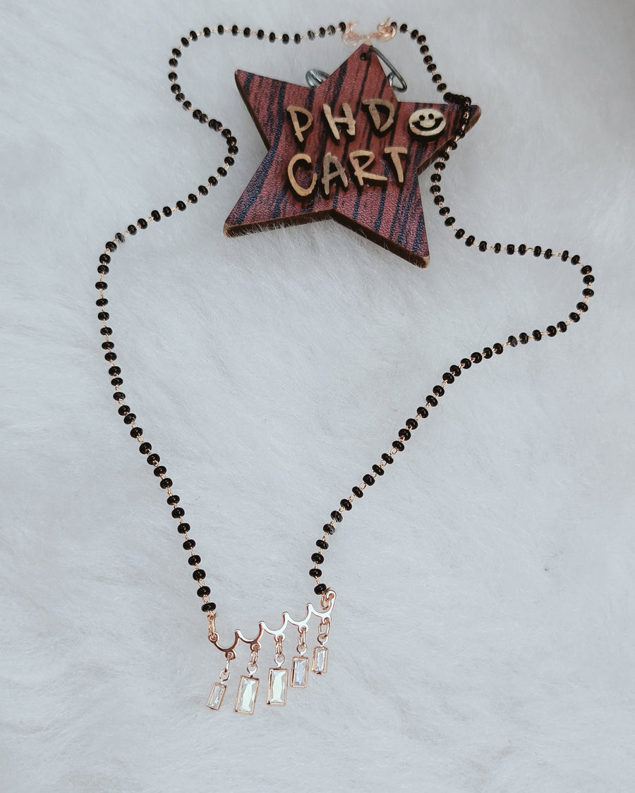 Rosegold Daimond Mangalsutra