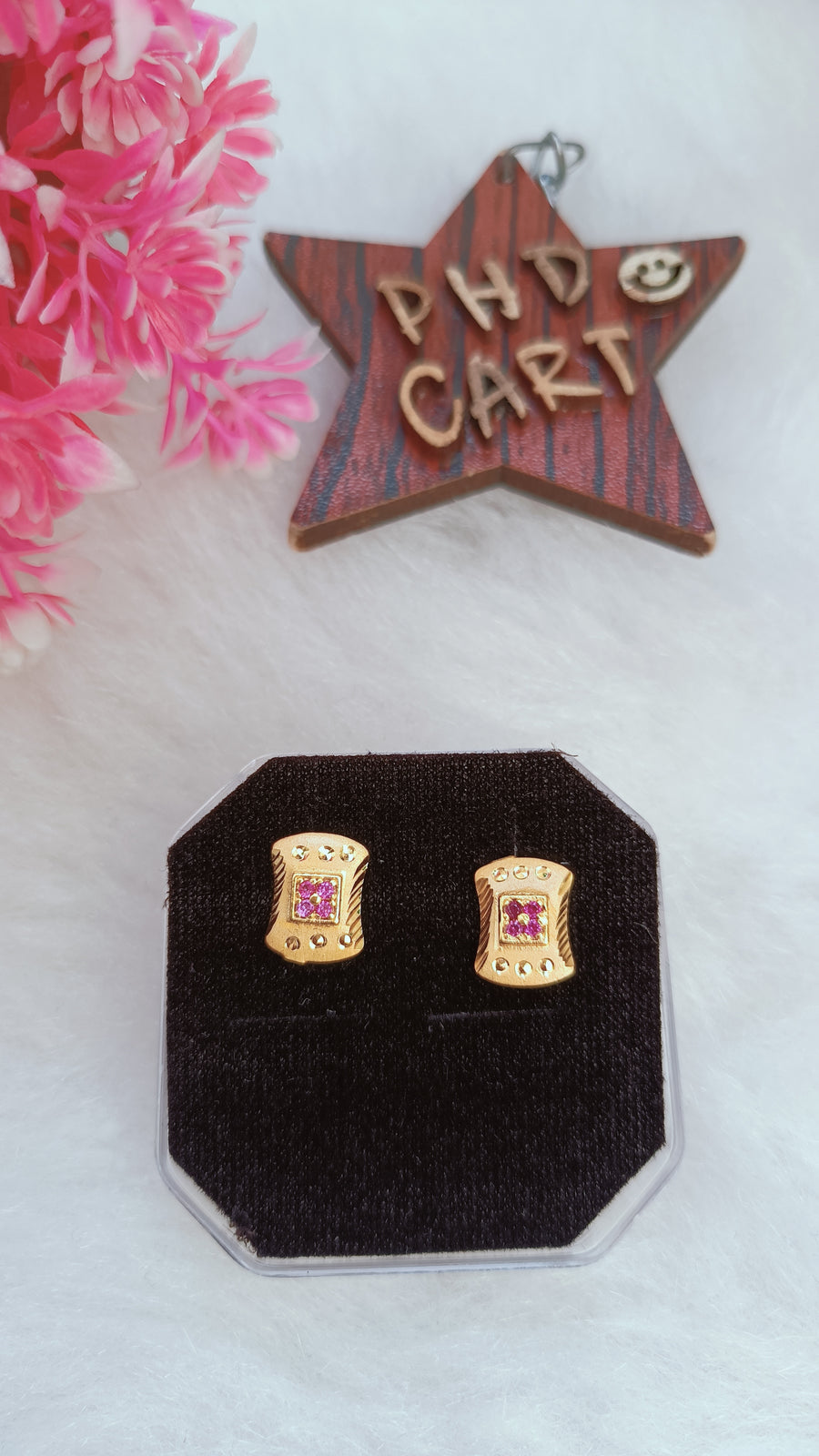 Gold Plated Stud Earring