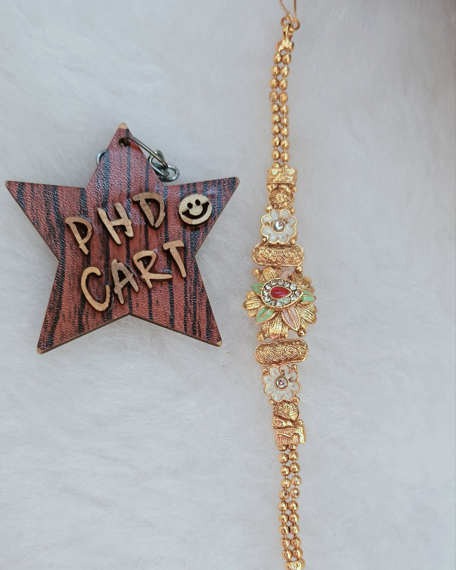 Rajwadi Golden Bracelet