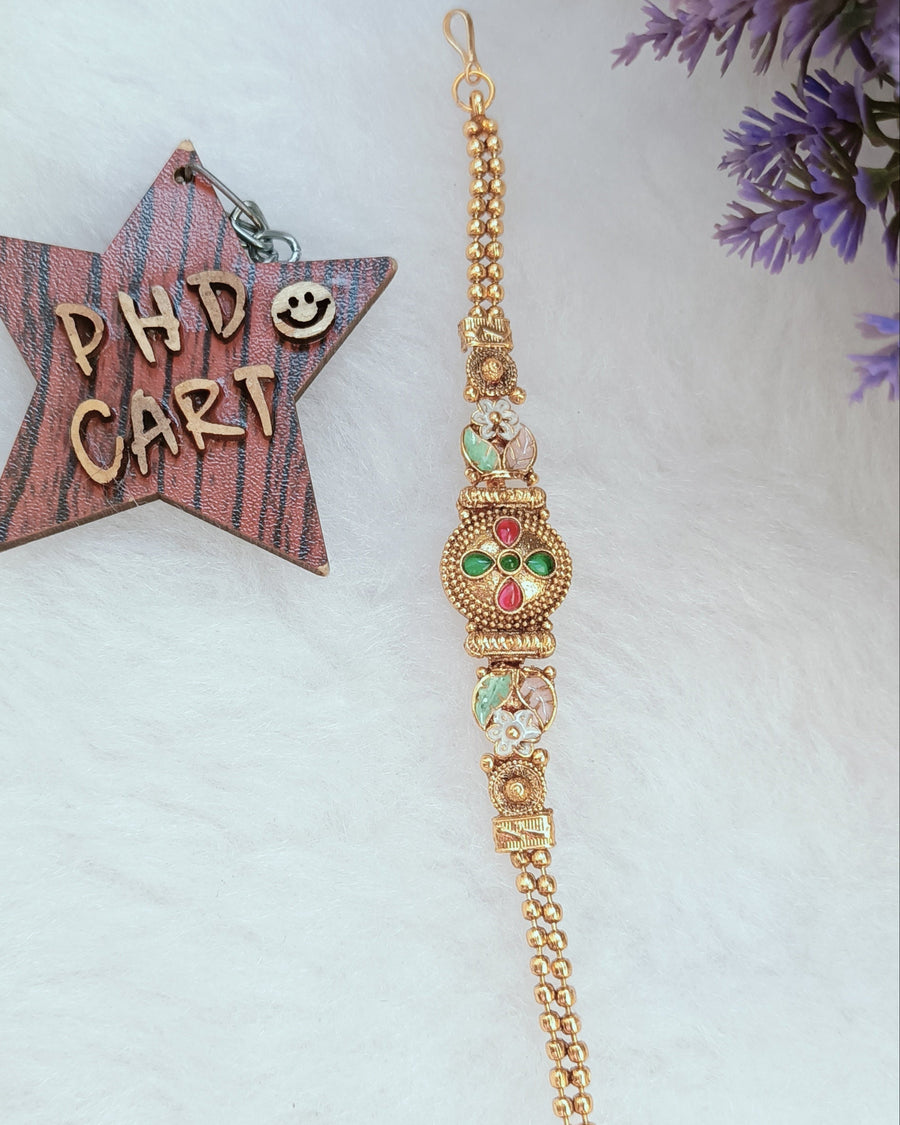 Rajwadi Golden Bracelet