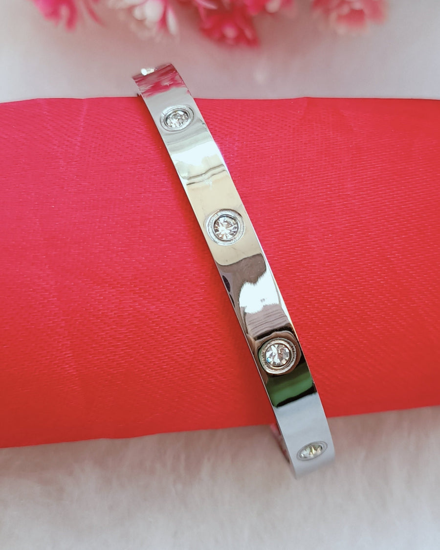 Silver Anti Turnish Kada Bracelet
