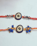 Evil Eye Couple Rakhi set