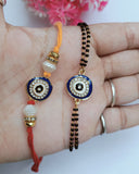 Evil Eye Couple Rakhi Set