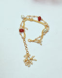 Golden Chain Beads Bracelet
